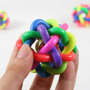 Rainbow Jingle Ball for dogs - __label:Bestseller, Ball, Bell, Chew, Chewy, Toy