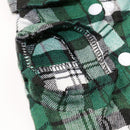 Classic Plaid Shirts for dogs - Plaid, Summer, T-shirt, Tshirt