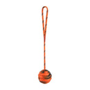 Rubber Ball with Rope, Fetch Toy for dogs - Ball, Fetch, Play, Rope, Rubber, Toy