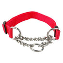 Martingale Training Collar w/ Chain for dogs - Behaviour, Choke, Collar, Greyhound, Halt, Humane Choke, Martingale, Martingale Collar, Training, Training Collar, Whippet