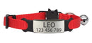 Personalized Custom Collar for Cats for dogs - Cat Collar, Collar, Custom Collar, Engrave, Engraving, ID, Tag