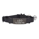 Personalized Custom Collar for Cats for dogs - Cat Collar, Collar, Custom Collar, Engrave, Engraving, ID, Tag