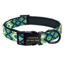 Groovy Personalized Custom Collar for dogs - __label:Bestseller, Collar, Custom, Engrave, Flat Buckle, Name, Personal, Phone