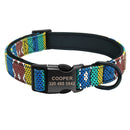 Groovy Personalized Custom Collar for dogs - __label:Bestseller, Collar, Custom, Engrave, Flat Buckle, Name, Personal, Phone