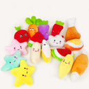 Squeaky Toy Collection for dogs - __label:Bestseller, Banana, Carrot, Drumstick, Plush, Radish, Star, Toy, Watermelon