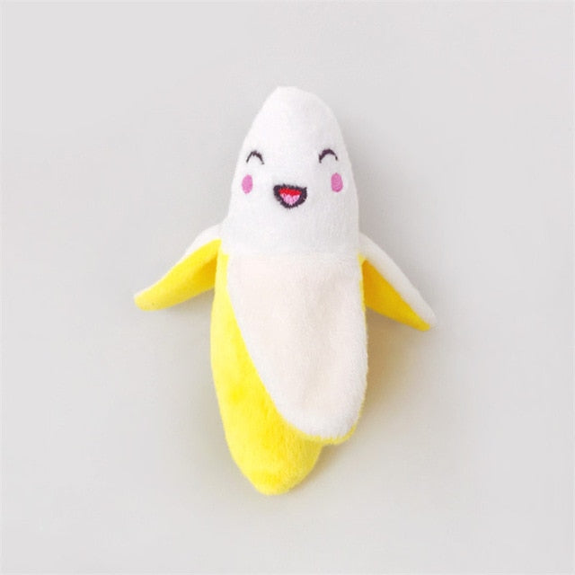 Squeaky Toy Collection for dogs - __label:Bestseller, Banana, Carrot, Drumstick, Plush, Radish, Star, Toy, Watermelon