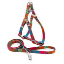 Funky Design Harness (No Pull) for dogs - __label:Bestseller, Adjustable, Cool Colours, Easy On, Harness, Leash, No Pull, Set, Step In