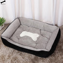 Comfy Bed - Bone Design for dogs - __label:Bestseller, Bed, Portable, Portable Bed, Soft, Warm