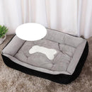 Comfy Bed - Bone Design for dogs - __label:Bestseller, Bed, Portable, Portable Bed, Soft, Warm