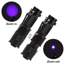 UV Flashlight Urine Detector for dogs - Black, Black Light, Detector, Flashlight, Light, Pee, Stain, Urine, UV