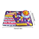 Square Snuffle Mat for dogs - __label:Bestseller, Dispenser, Food, Interactive, Mat, Nose, Pad, Play, Puzzle, Slow Feed, Sniff, Sniffing, Sniffle, Snuffle, Snuffle Mat, Training