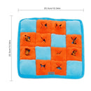 Square Snuffle Mat for dogs - __label:Bestseller, Dispenser, Food, Interactive, Mat, Nose, Pad, Play, Puzzle, Slow Feed, Sniff, Sniffing, Sniffle, Snuffle, Snuffle Mat, Training