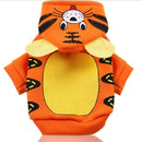 Animal Cartoon Costumes for dogs - Cartoon, Chicken, Costume, Dino, Ladybug, Owl, Tiger