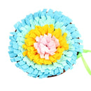 Round Snuffle Mat for dogs - __label2:HappyDog's Choice, __label:Bestseller, Fleece, Mat, Pad, Play, Puzzle, Slow Feed, Slow Feeder, Sniff, Snuffle, Toy