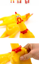 Screaming Rubber Chicken Squeeze Toy for dogs - Chicken, Fetch, Noise, Rubber, Squeak, Squeaker, Squeaky, Toy