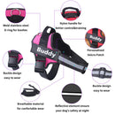 Personalized Harness - Custom Name & Phone Number (No Pull) for dogs - __label2:HappyDog's Choice, __label:Bestseller, Custom, Customizable, Customize Harness, Easy On, Engrave, Name, No-Pull, Personal, Personalized, Phone Number, Step In