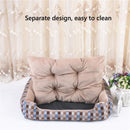 Rectangular Cushioned Comfy Bed