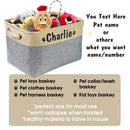 Personalized Dog Storage Basket