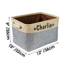 Personalized Dog Storage Basket