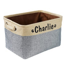 Personalized Dog Storage Basket