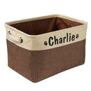 Personalized Dog Storage Basket