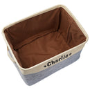 Personalized Dog Storage Basket