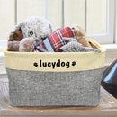 Personalized Dog Storage Basket