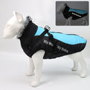 Large Dog Winter Jacket w/ Faux Fur for dogs - Big, Big Dogs, Coat, Cold, D-Ring, Jacket, Jumpsuit, Large, Reflective, Waterproof, Winter