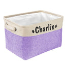 Personalized Dog Storage Basket