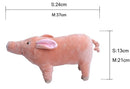 Plush Squeaky Pig Toy for dogs - __label2:HappyDog's Choice, __label:Bestseller, Chew, Chewy Squeaky, Plush, Soft, Squeaker, Toy