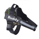 Personalized Harness - Custom Name & Phone Number (No Pull) for dogs - __label2:HappyDog's Choice, __label:Bestseller, Custom, Customizable, Customize Harness, Easy On, Engrave, Name, No-Pull, Personal, Personalized, Phone Number, Step In