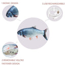 Interactive Floppy Fish Toy for Cats