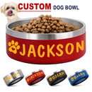Personalized Custom Food & Water Bowl