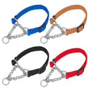 Martingale Training Collar w/ Chain for dogs - Behaviour, Choke, Collar, Greyhound, Halt, Humane Choke, Martingale, Martingale Collar, Training, Training Collar, Whippet