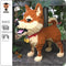 3D HappyDog Building Blocks Toy for dogs - 3D, Blocks, Shiba Inu, Toy