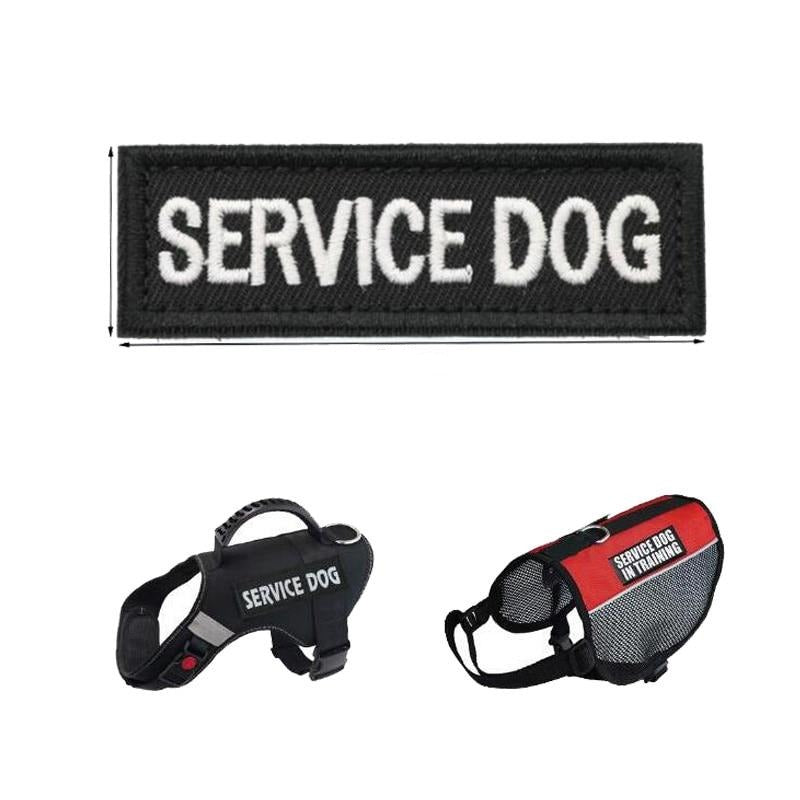 Service Dog Badge (Sticker Velcro) for dogs - Badge, Patch, Service Dog, Sticker, Velcro