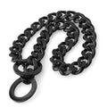 Stainless Steel Chain Collar for dogs - Black, Chain, Collar, Gold, Metal, Silver, Stainless Steel