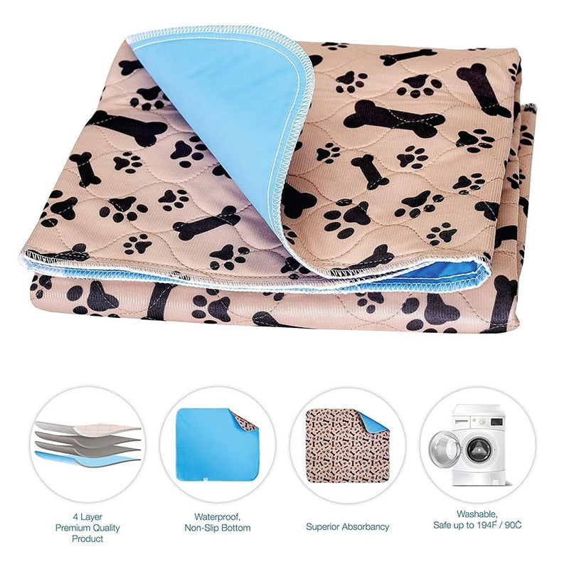Waterproof & Reusable Sleep Pad for dogs - __label:Bestseller, Bed, Mat, Pad, Pee Pad, Puppy, Reusable, Waterproof