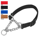 Martingale Training Collar w/ Chain for dogs - Behaviour, Choke, Collar, Greyhound, Halt, Humane Choke, Martingale, Martingale Collar, Training, Training Collar, Whippet