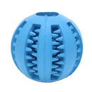 Rubber Chew Ball Feeder Toy - Treat Dispensing for dogs - __label:Bestseller, Backpack, Ball, Chew, Dispenser, Dispensing, Grooves, Kong, Teeth, Toy, Treat, Treats