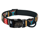 Groovy Personalized Custom Collar for dogs - __label:Bestseller, Collar, Custom, Engrave, Flat Buckle, Name, Personal, Phone