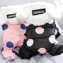 Cutie Pie Polka Dot Hoodie Coat for dogs - Coat, Hoodie, Jacket, Polka, Winter