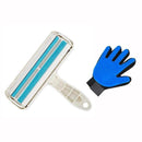 Combo Grooming Glove & Hair Remover for dogs - Grooming Glove, Grooming Kit, Hair Remover, Roller