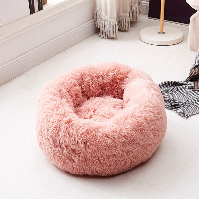 Soft Circle Bed for dogs - __label:Bestseller, Bed, Bed for Dogs, Comfy, Cushion, Dog Bed, Donut, Portable, Portable Bed, Warm
