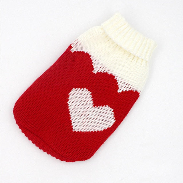 Cute Sweaters for dogs - Coat, Fall, Heart, Jacket, Panda, Reindeer, Winter