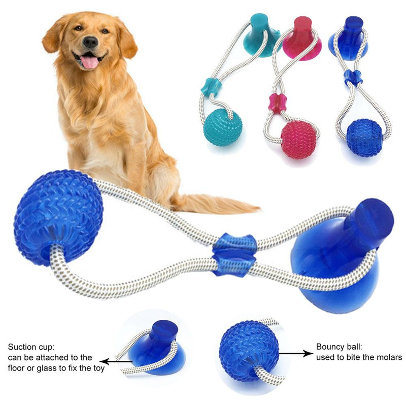 Interactive Ball & Rope Set With Suction Cup for dogs - Ball, Suction, Toy