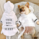'This Dog Loves Sleep' Hoodie & Robe for dogs - Pajamas, Robe
