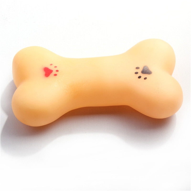 Rubber Bone Chew Toy for dogs - Chew, Chewy, Dog, Rubber, Toy