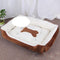 Comfy Bed - Bone Design for dogs - __label:Bestseller, Bed, Portable, Portable Bed, Soft, Warm