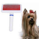 Cushioned Pin Brush Slicker for dogs - Brush, Comb, Fur, Groom, Grooming, Hair Remover, Needle Comb, Slicker, Slicker Brush